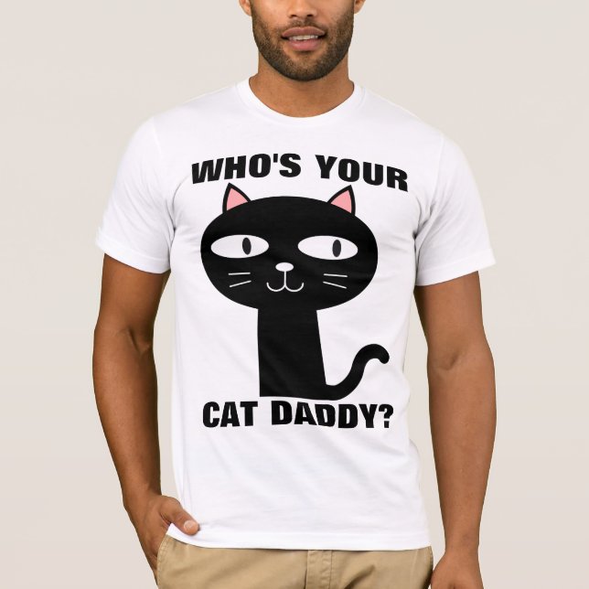 VEM ÄR DIN KATDADDY? Manar-shirts T Shirt (Framsida)
