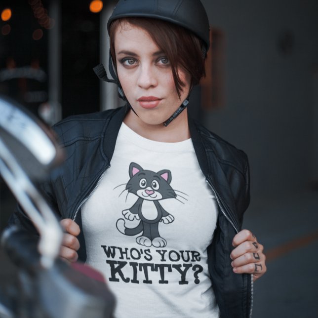 VEM ÄR DIN KATTUNGE? CUTE CAT T-SHIRTS (Skapare uppladdad)