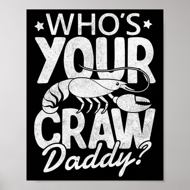 Vem är din Kräftor Boil Cajun Mardi Gr? Poster (Framsidan)