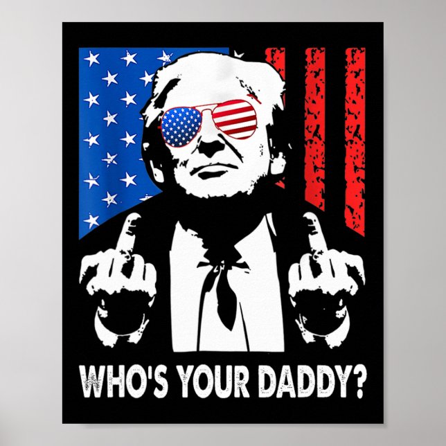 Vem Är Din Pappa Trump Pappa  Poster (Framsidan)