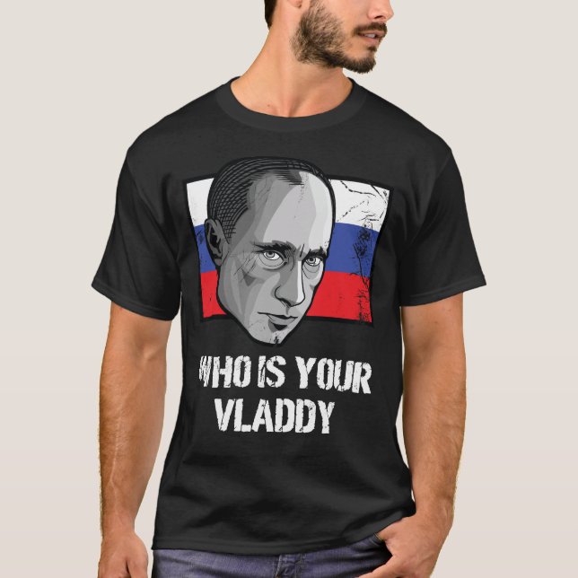 Vem är din politiska Vladimir Putin? T Shirt (Framsida)