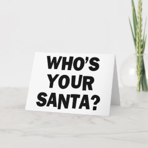 Vem är din tomte? helgkort