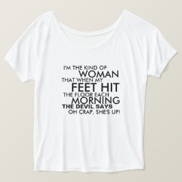 Vem är djävulen som är rädd av? tee shirt