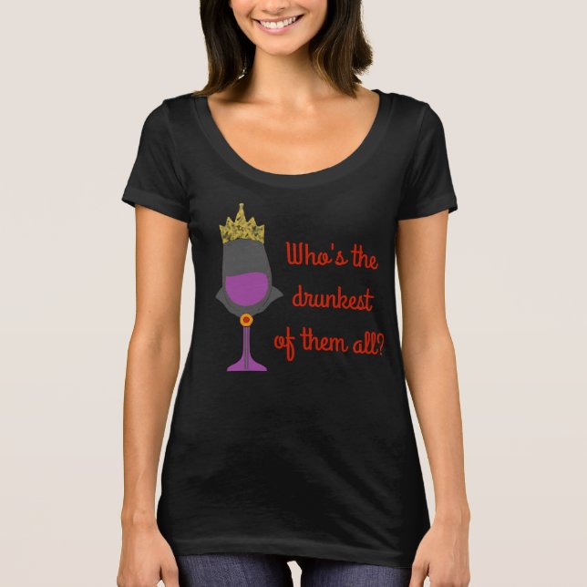 Vem är Drunkest - Dålig Girls Drinking Klubb Tröja (Framsida)