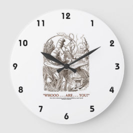 Vem...är du? (Alice och vattenpelaren) Rund Klocka