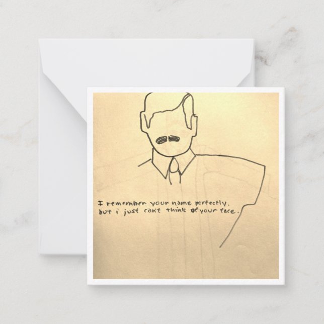 Vem är du? anteckningskort (Framsida)