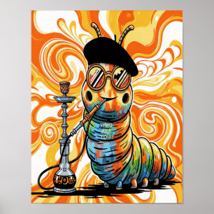 Vem är du? Katerpelare med Hookah Poster