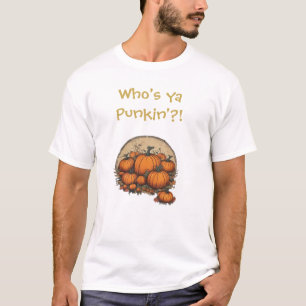 Vem är du? Roligt, fånigets fallskärm T Shirt