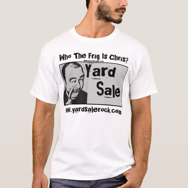 Vem är Frigen Chris? T Shirt (Framsida)