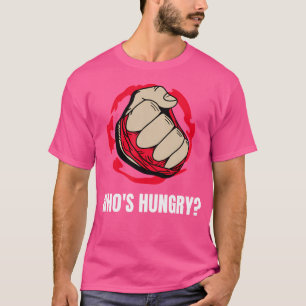Vem är Hungrig Boxing Mma Kickboxing Martial Arts T Shirt