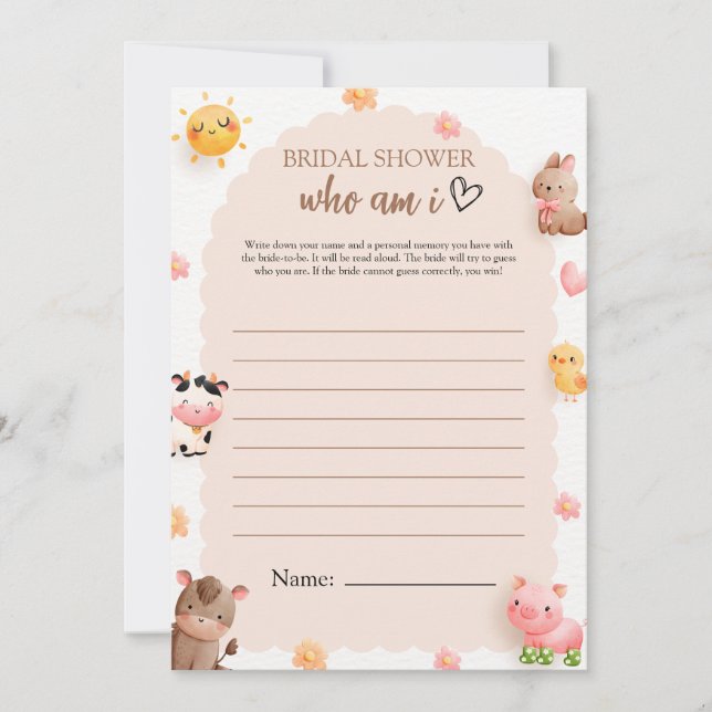 Vem är jag babyvisare? Spelkort Inbjudningar (Framsida)