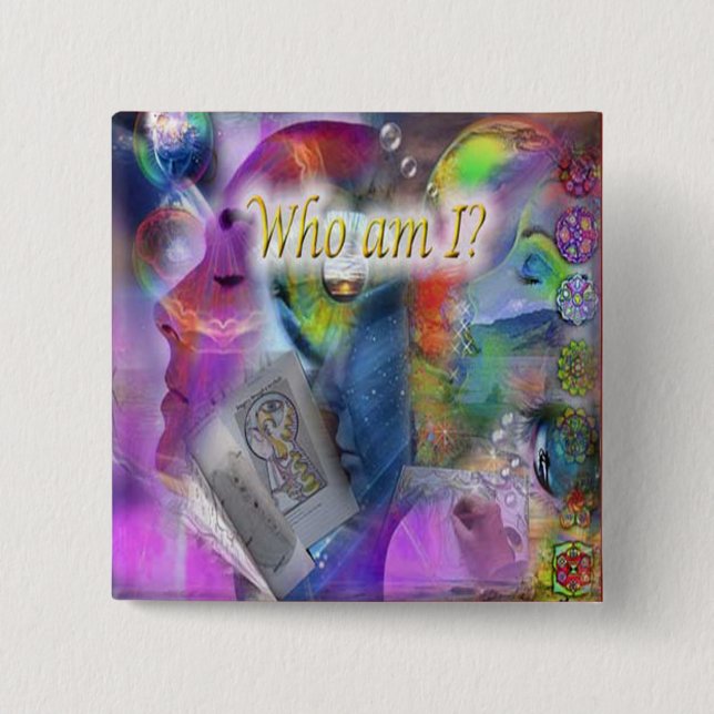 Vem är jag-knapp? knapp (Framsida)