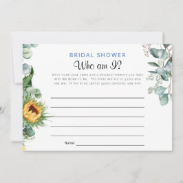 Vem är jag Möhippa Game? Inbjudningar