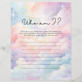 Vem är jag som pastel Cloud Nine Möhippa Game?