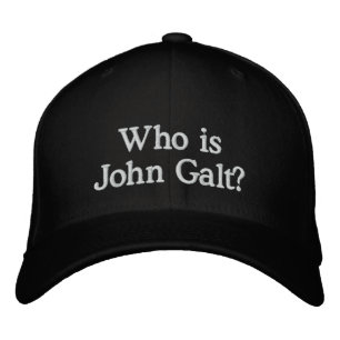 Vem är John Galt? Hat Broderad Keps