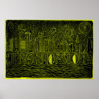 Vem är John Galt.. New York City Skyline Poster