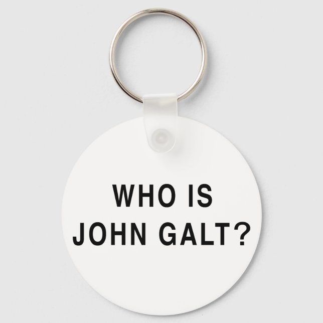 Vem är John Galt? Nyckelring (Framsida)