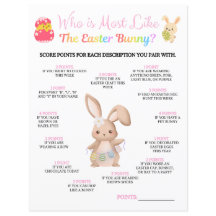 Vem är mest lik påskharen spel