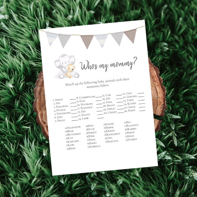 Vem är mitt Baby-elnätskort i Mamma? Program (Skapare uppladdad)