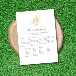 Vem är mitt Baby Sprinkle-spelkort?