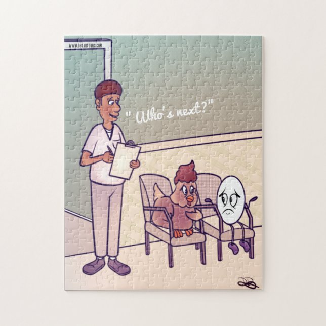 Vem är nästa JIgszawa Puzzle? Pussel (Vertikal)