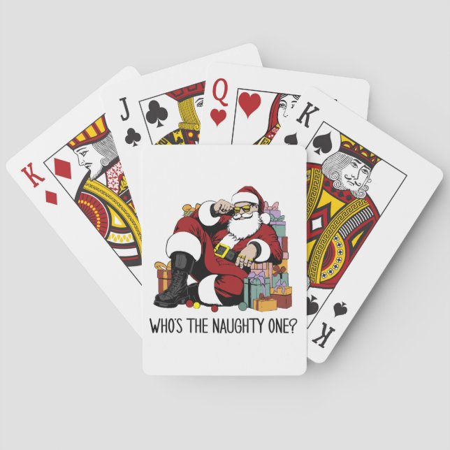 Vem är Naughty? Casinokort (Baksidan)