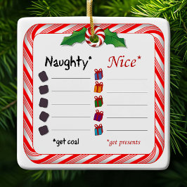Vem är Naughty eller Nice Ornament