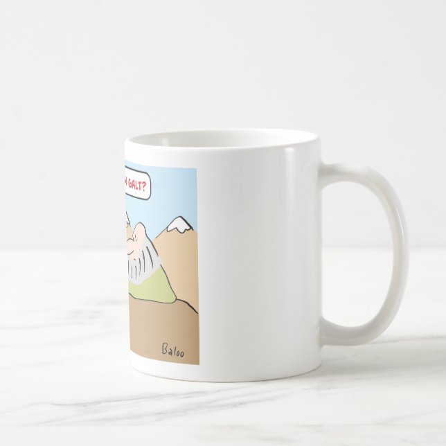 vem är objectivismen för randen för john galtayn kaffemugg (Höger)