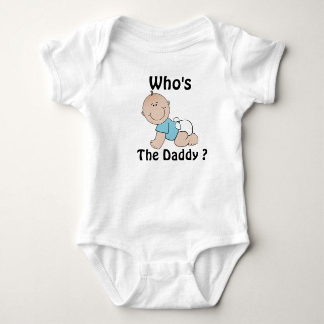 Vem är pappa Baby Top? Tröja (Framsida)