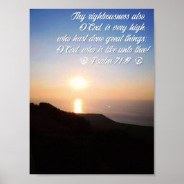 Vem är som Unto, O Gud Poster