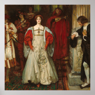 Vem är Sylvia, Edwin Austin Abbey Fine Art Poster? Poster