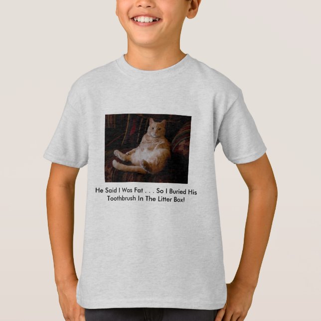 Vem är Tjock? T-shirt (Framsida)