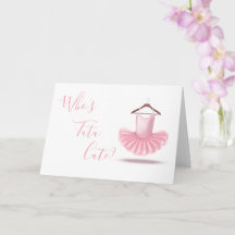 Vem är Tutu Cute Ballerina Rosa Girly Birthday