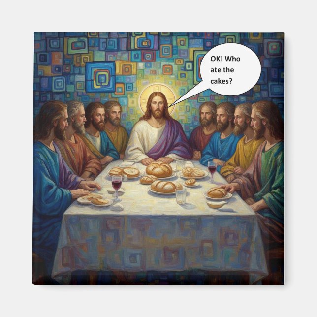 Vem åt kakorna magnet (Framsidan)