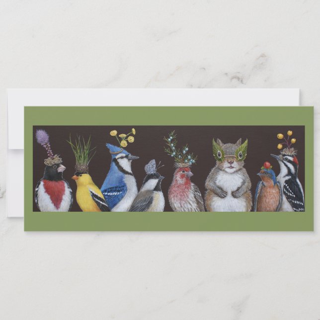 Vem åt, sänker alla partymellanmål kortet inbjudningar (Framsida)