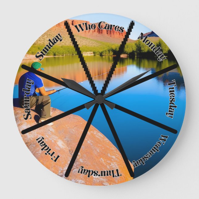 Vem bär Pension Clock Stor Klocka (Framsida)