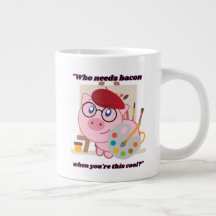 vem behöver bacon gris citat