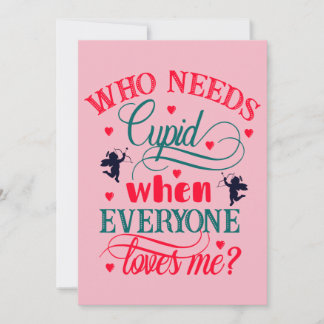 Vem behöver Cupid när alla älskar mig, ZFJ Julkort