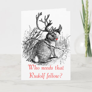 Vem behöver det där Rudolf-kortet? Helgkort