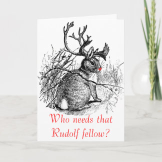 Vem behöver det där Rudolf-kortet? Helgkort
