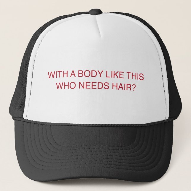 Vem behöver Hair Red Truckerkeps (Framsida)