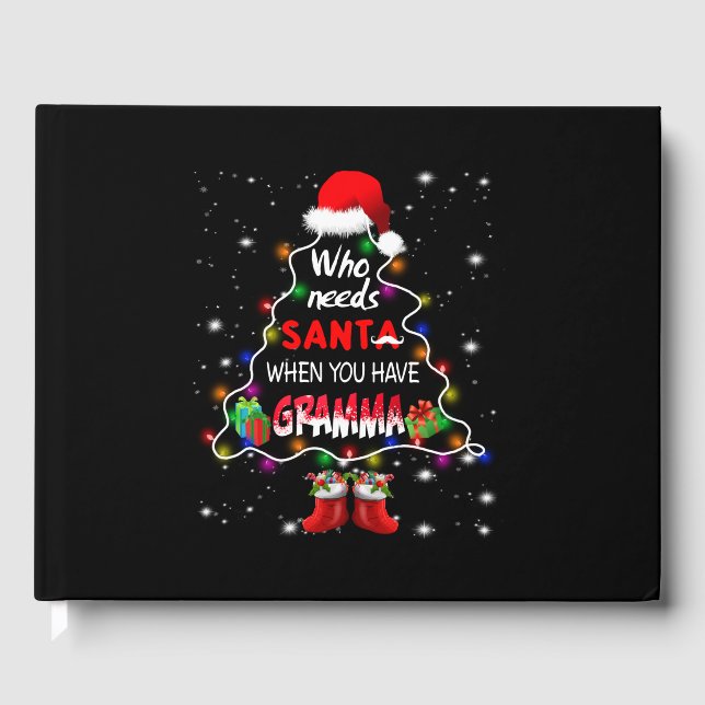 Vem behöver jultomten när du har gramma gästböcker (Framsida)