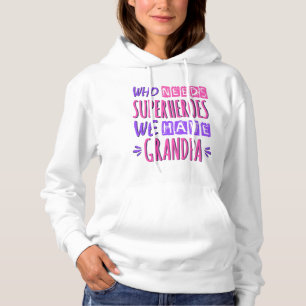 Vem behöver superhjältar vi har morfar t shirt