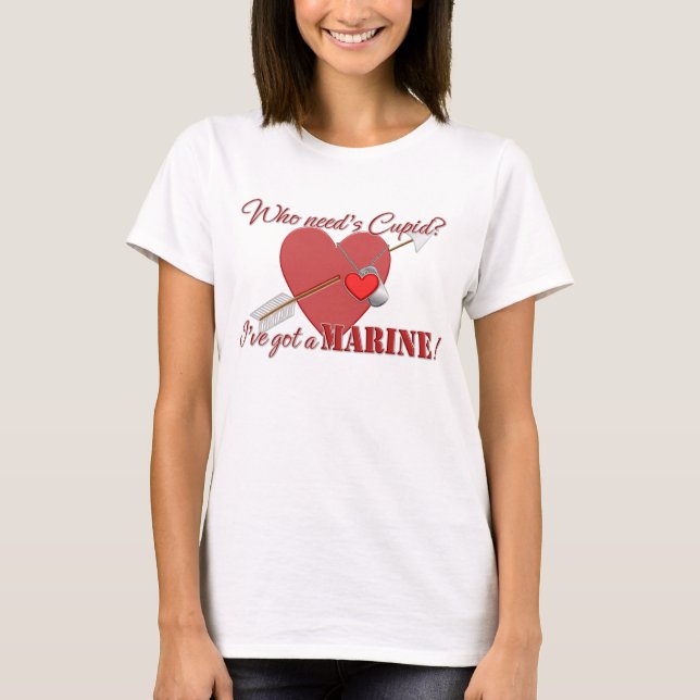 Vem behovs Cupid? I've fick en flotta! T-shirt (Framsida)
