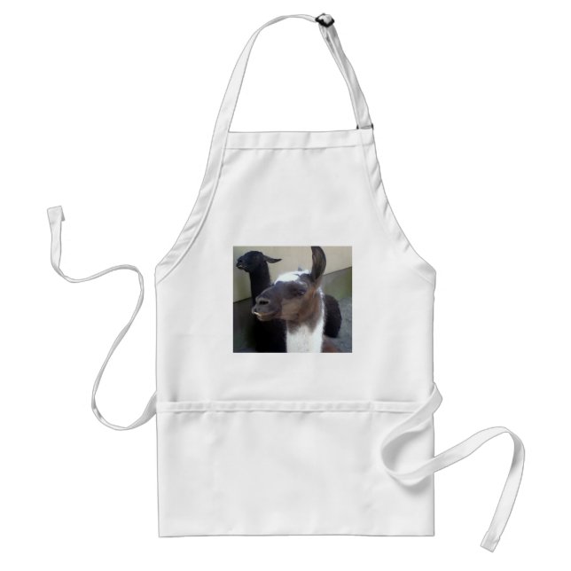 Vem då? Zoo Llama-design Förkläde (Framsidan)