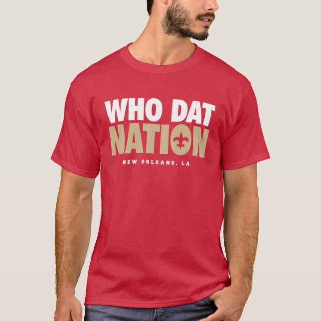 Vem Dat Nation T Shirt (Framsida)
