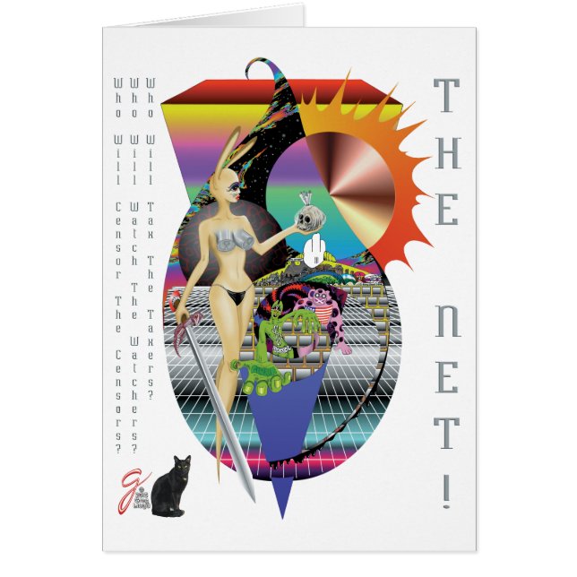 Vem? Det netto! Hälsningskort (Framsidan)