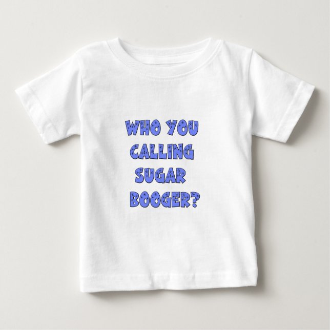 Vem dig som kallar sockerbooger tee shirt (Framsida)