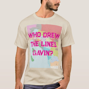 Vem drömde om Linjer Tee Shirt