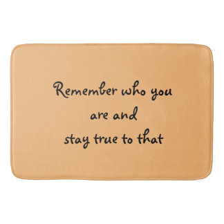 Vem du är badrumsmatta